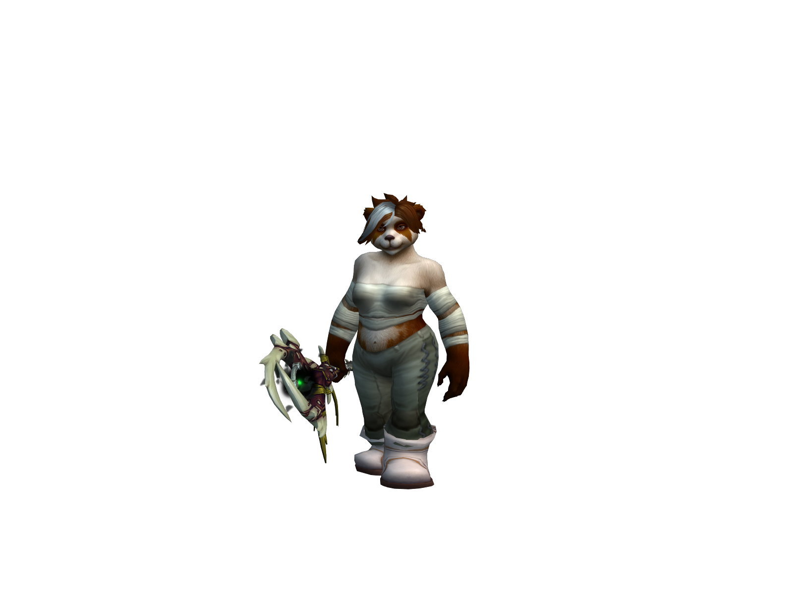 Smellypañda 3D character render