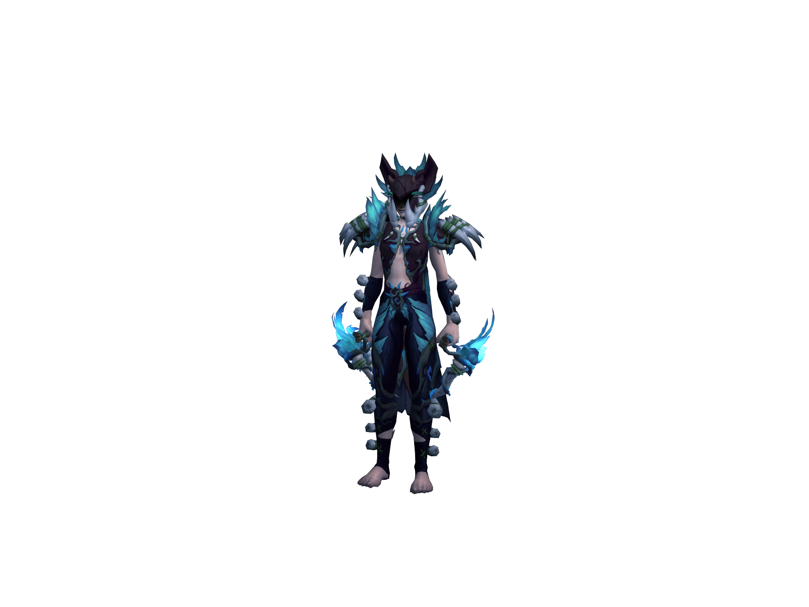 Wiesellidl 3D character render