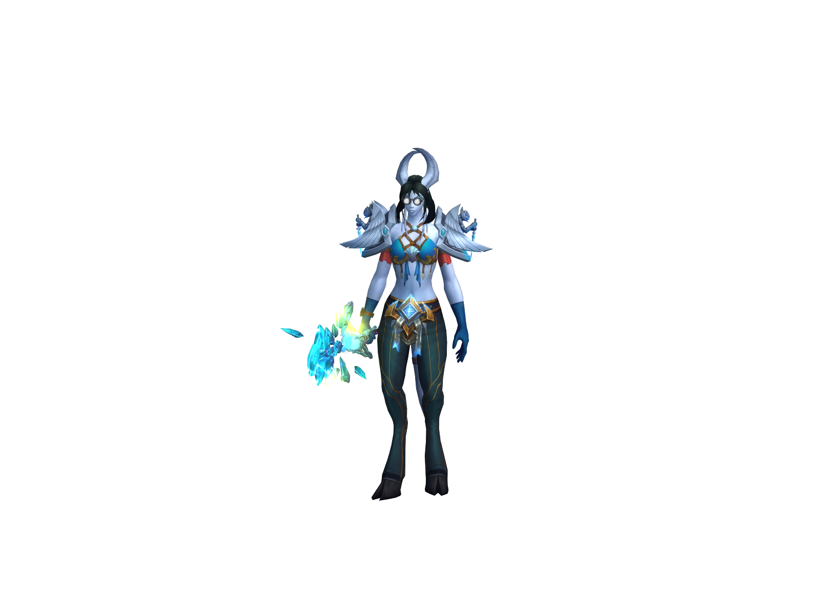 Healia 3D character render