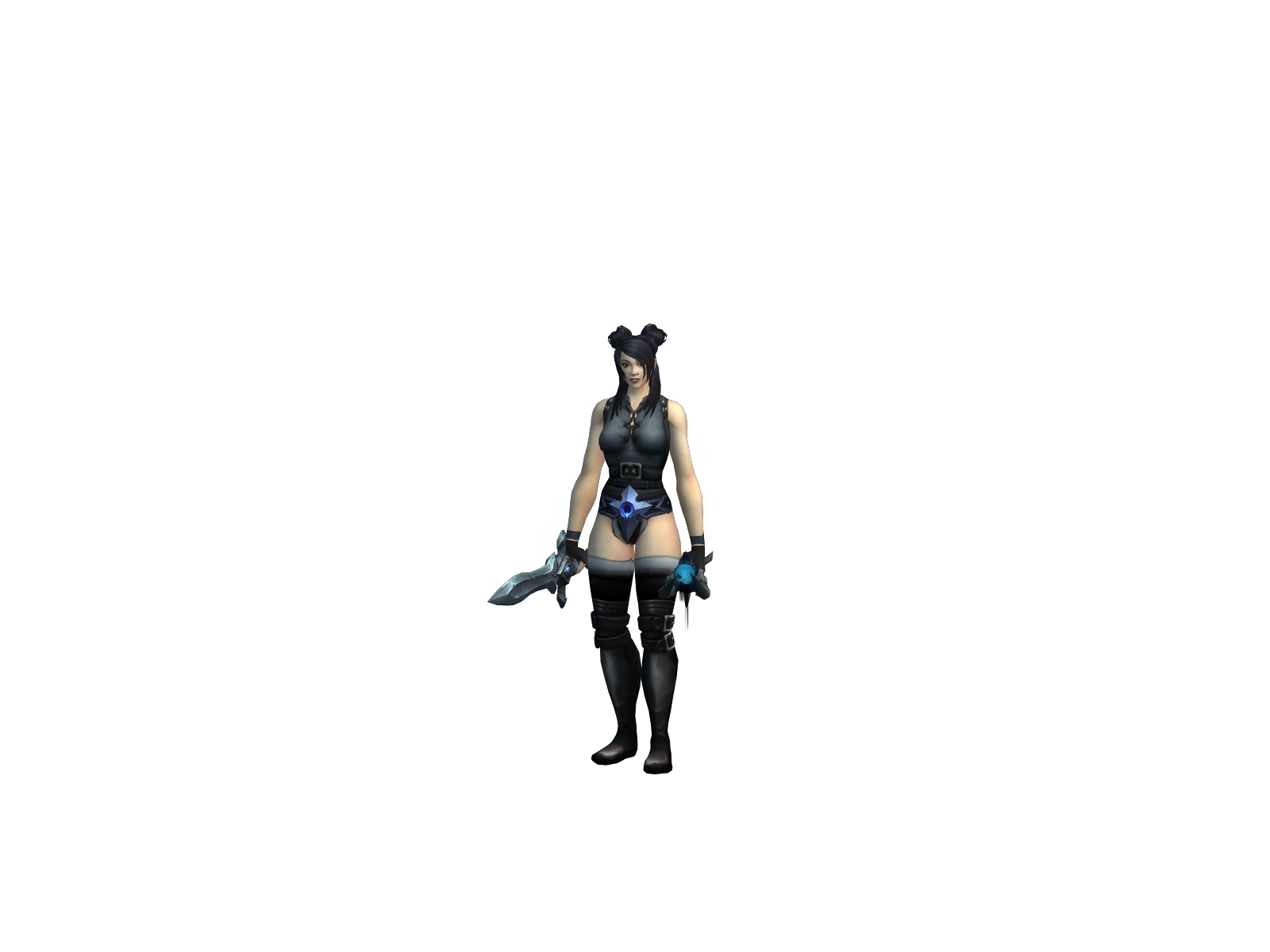 Sherley 3D character render