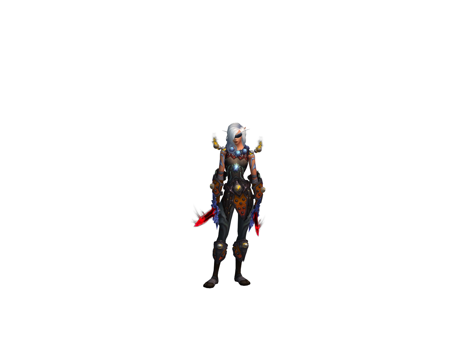 Zolita 3D character render
