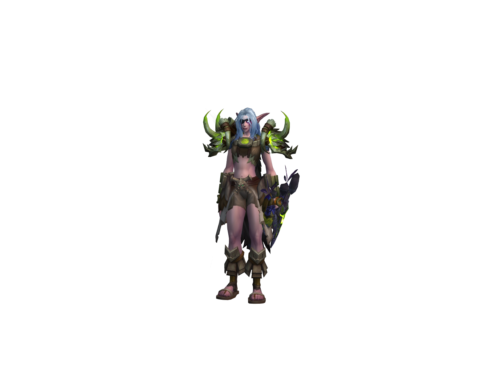 Jtetacle 3D character render