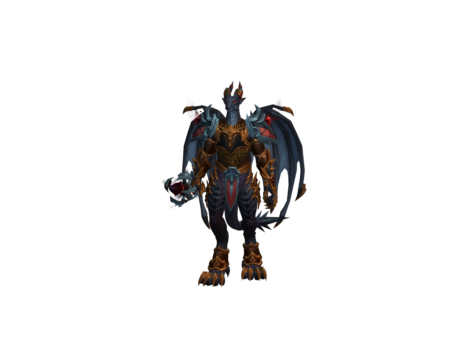 Evodrak 3D character render
