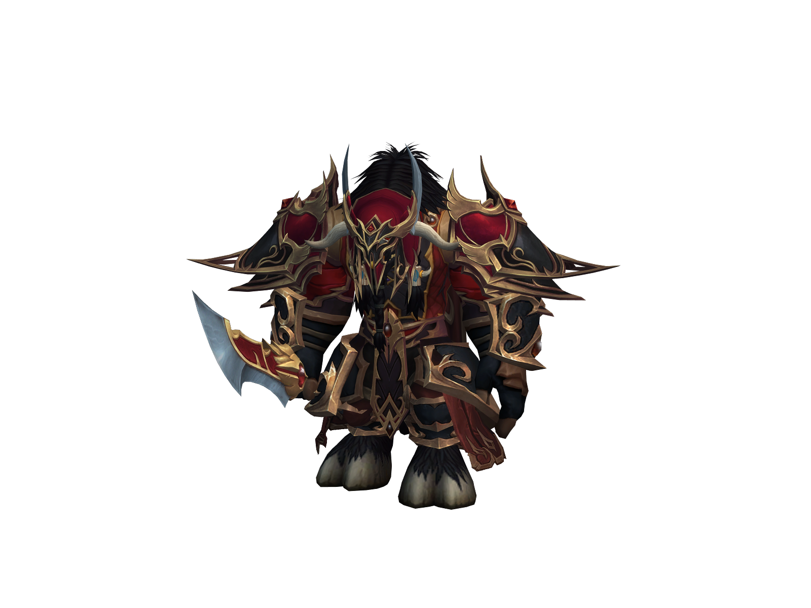 Crímson 3D character render