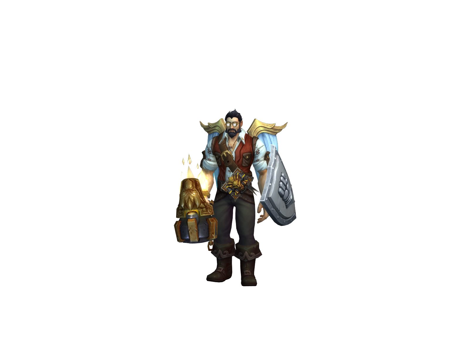 Sharkdani 3D character render