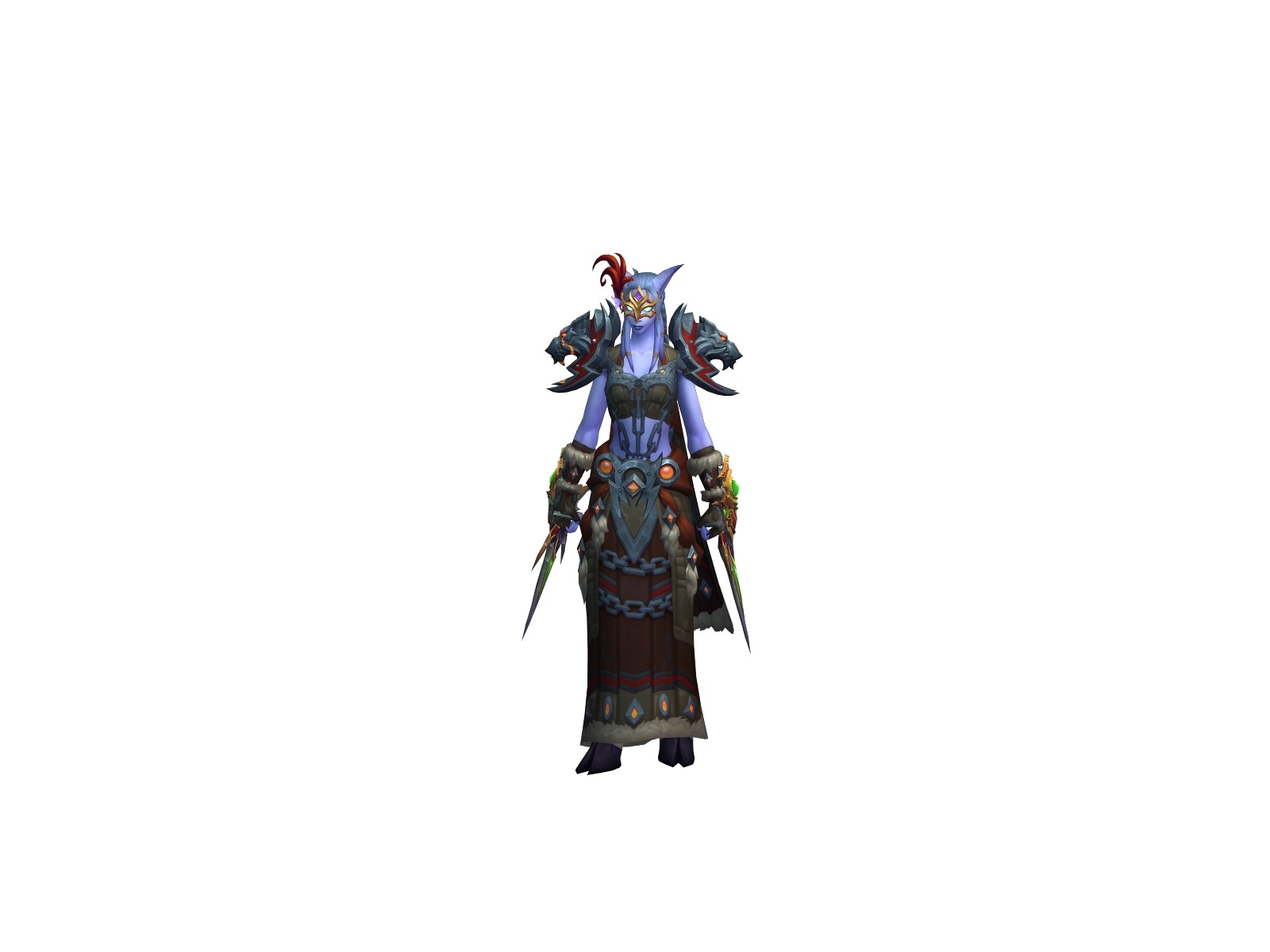 Hvostik 3D character render
