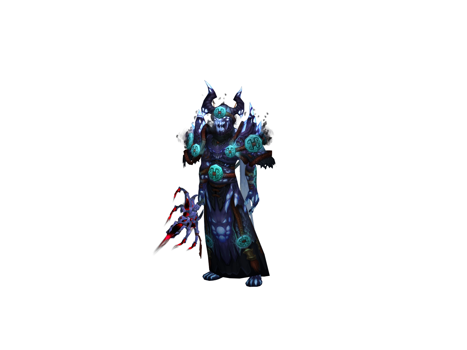 Warlockvoid 3D character render