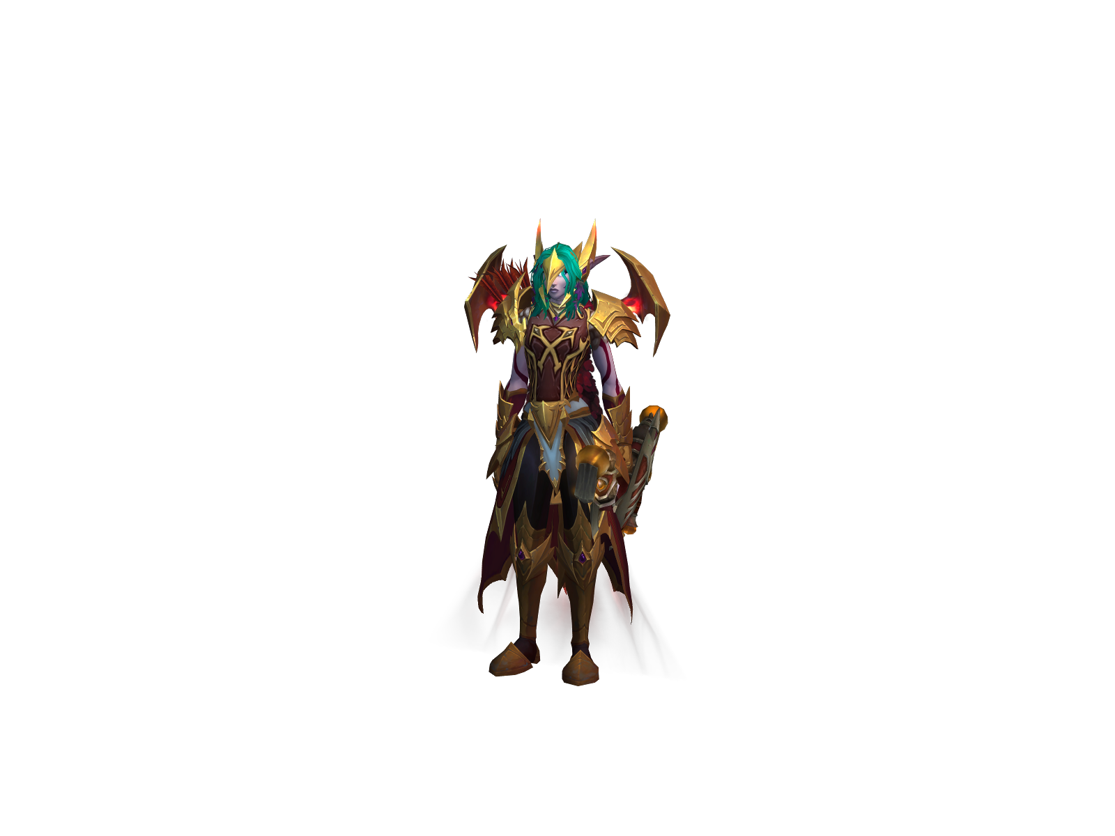 Megera 3D character render
