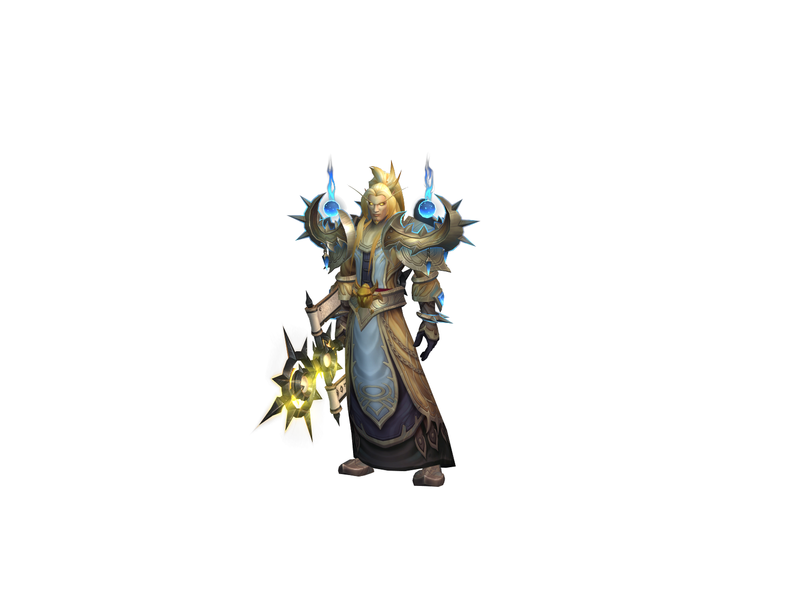 Hrest 3D character render