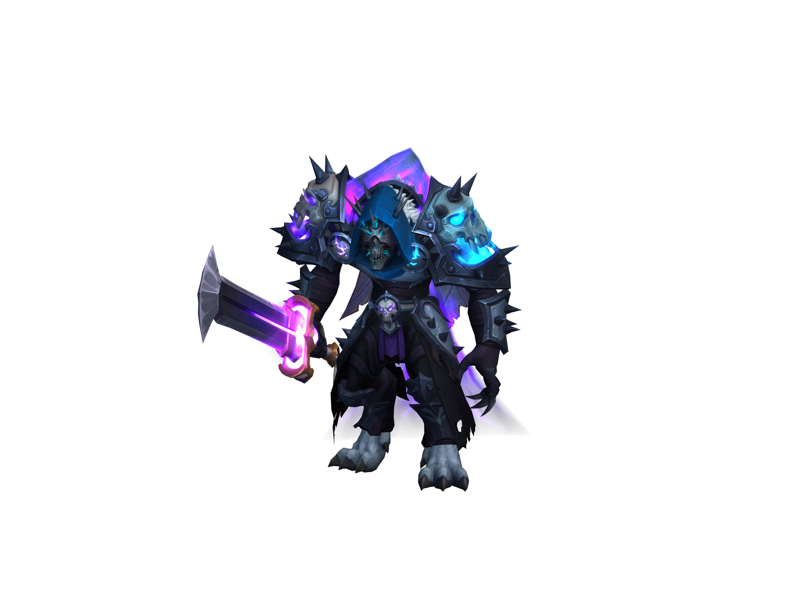 Ebonshade 3D character render