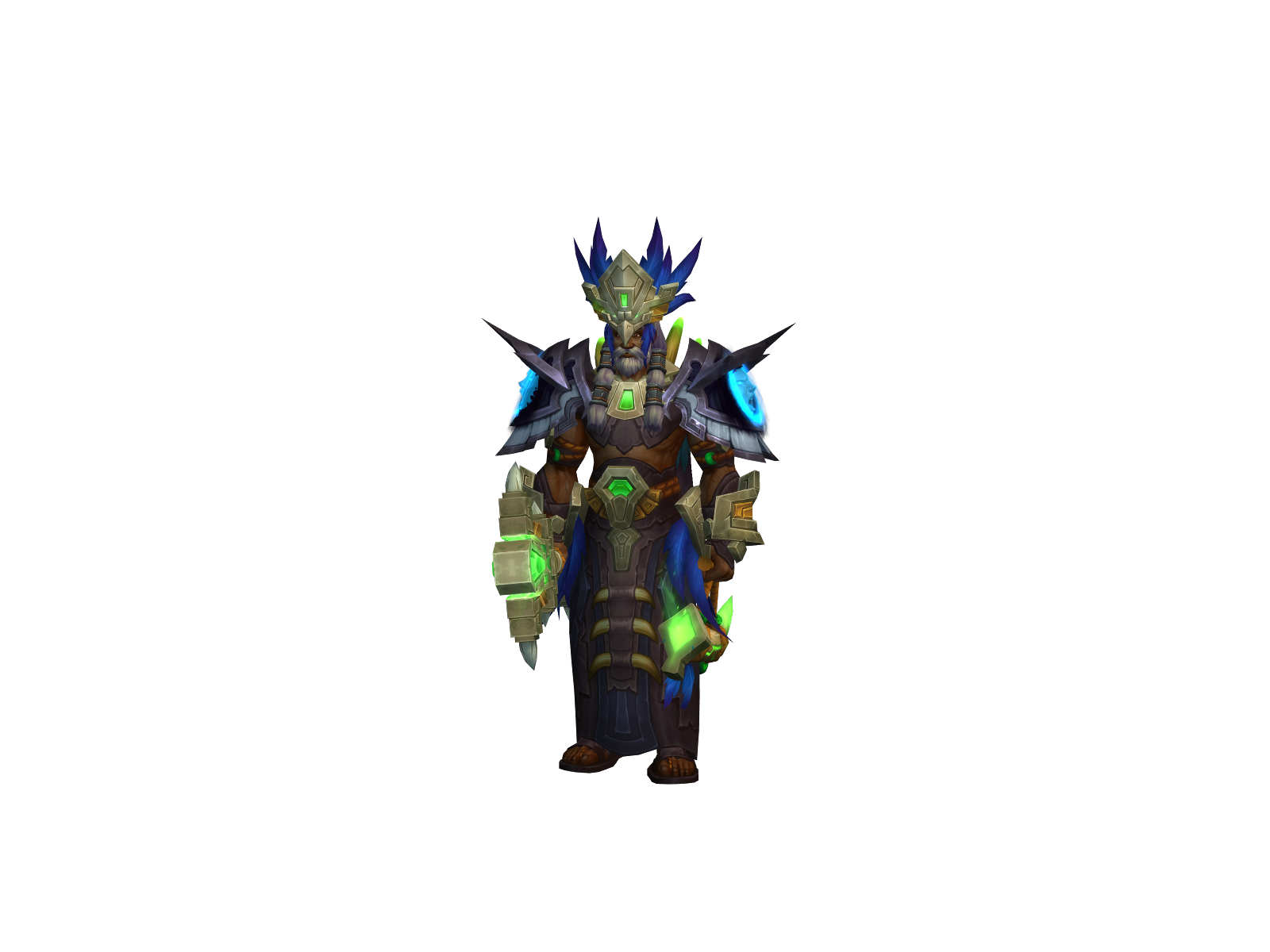 Shadowblack 3D character render