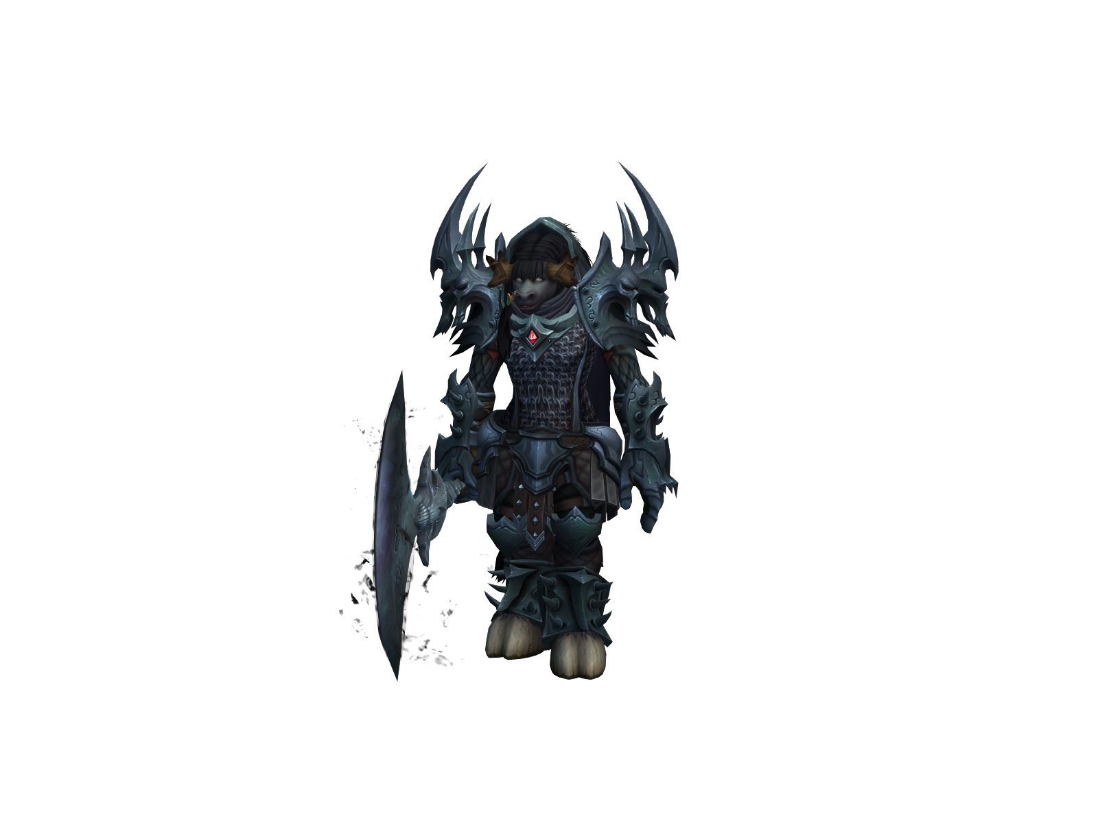 Røshû 3D character render
