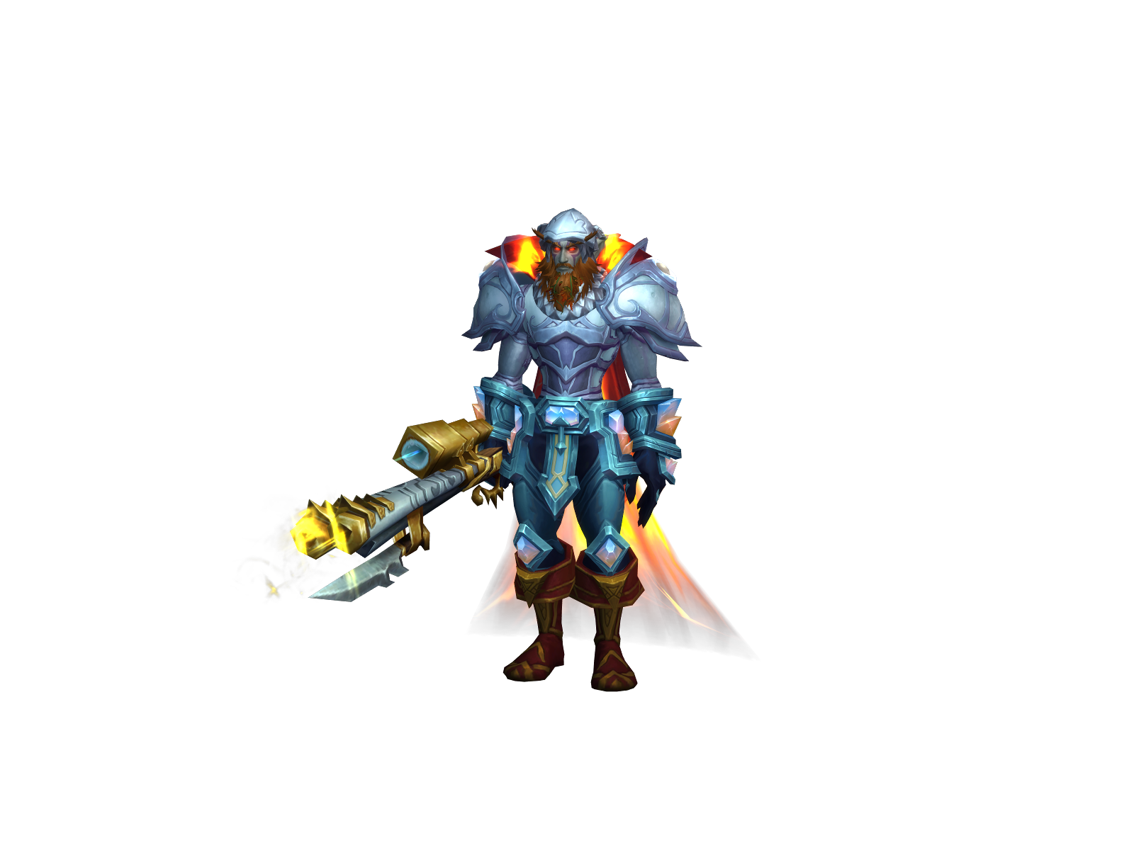 Mahno 3D character render