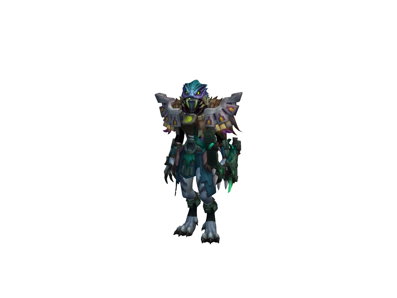 Ravaille 3D character render