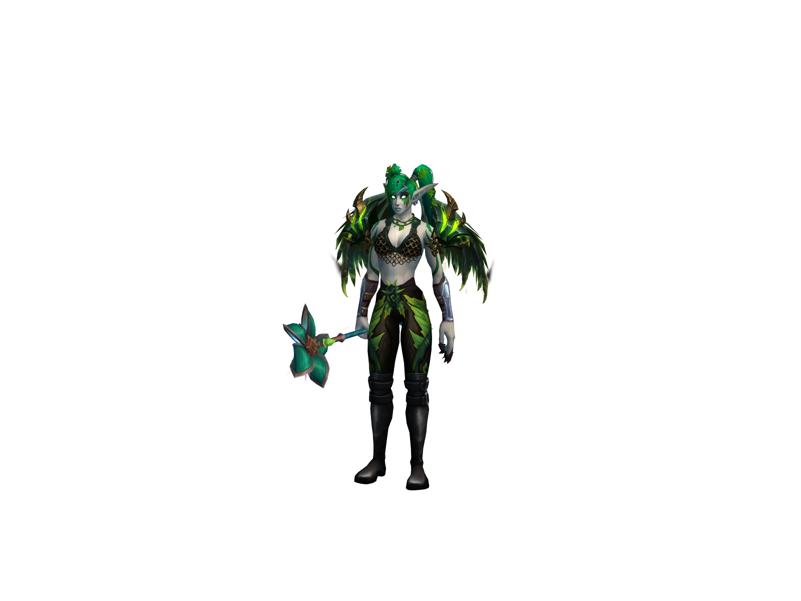 Xeluna 3D character render