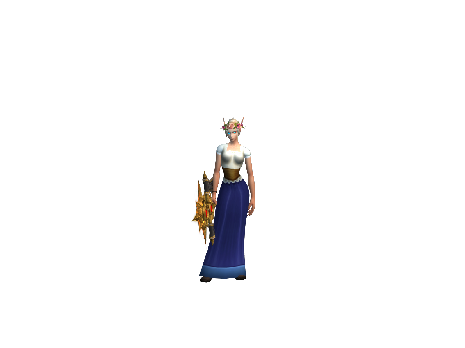 Skirt WoW character banner