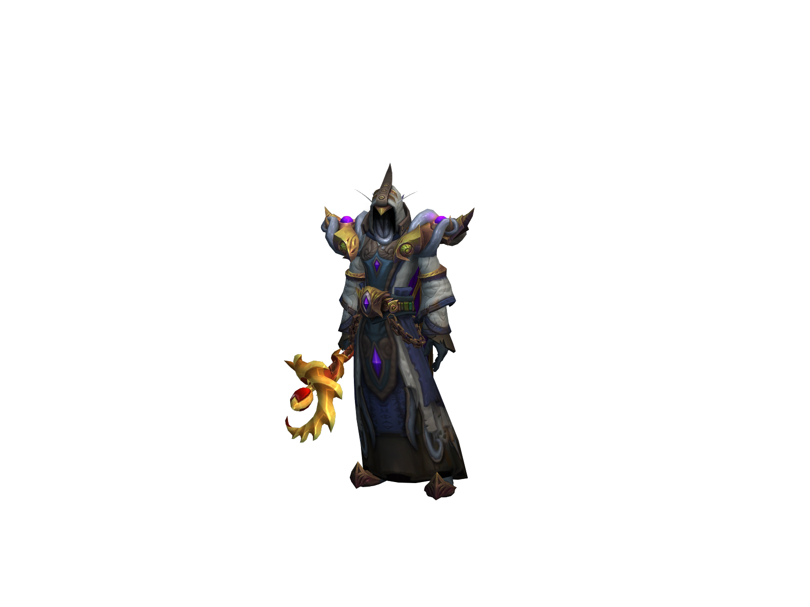 Grönt 3D character render