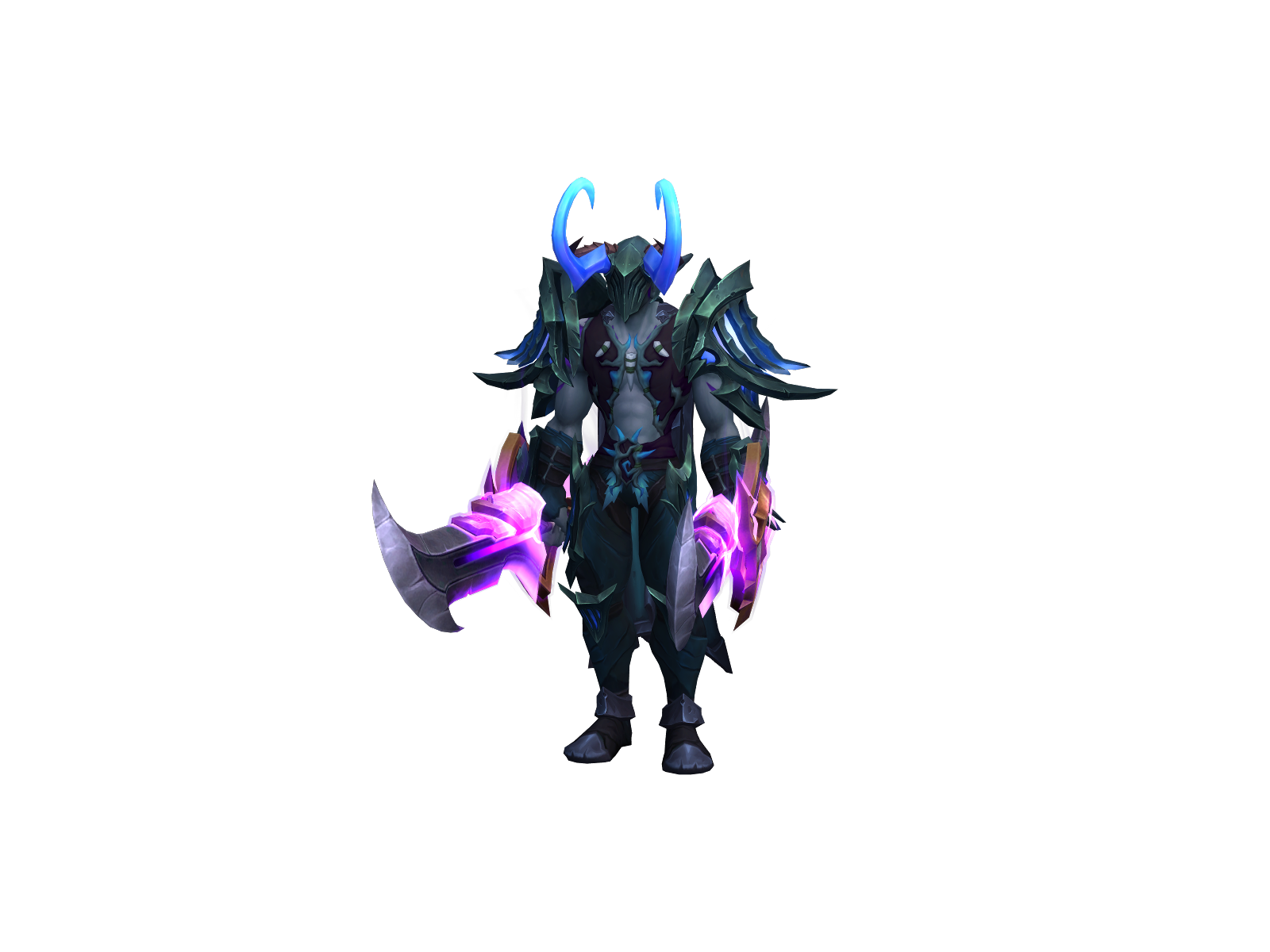 Glaiveron 3D character render