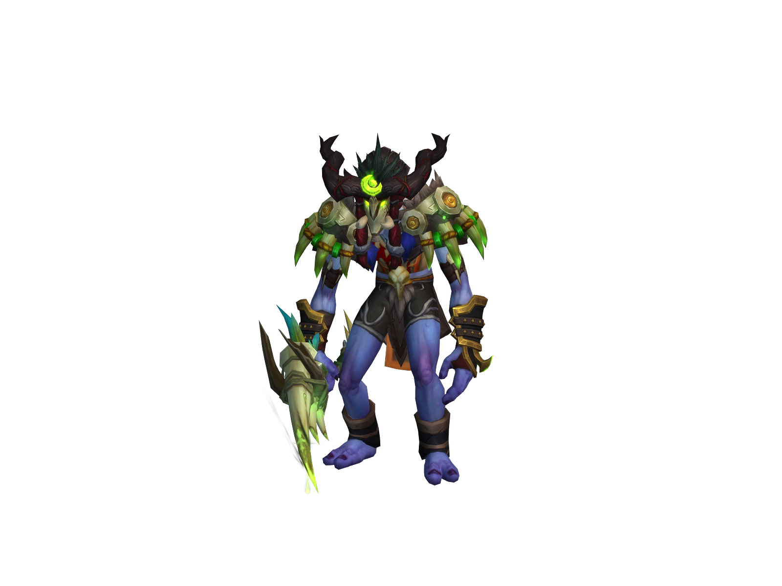 Jävlakatt 3D character render
