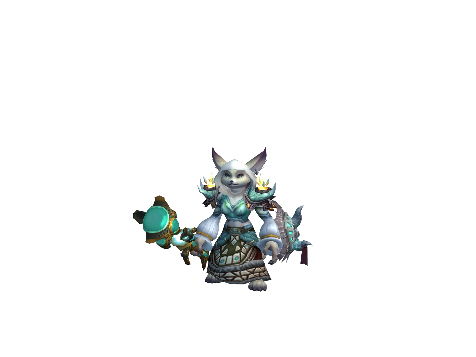Duckshaman 3D character render