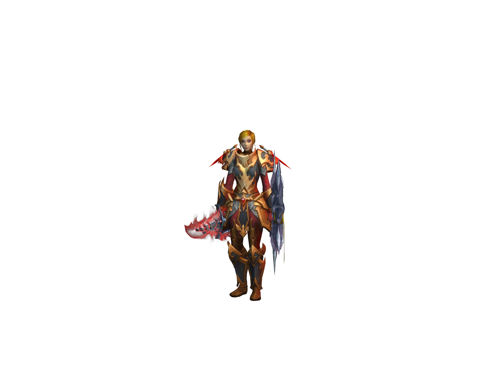 Kaerie 3D character render