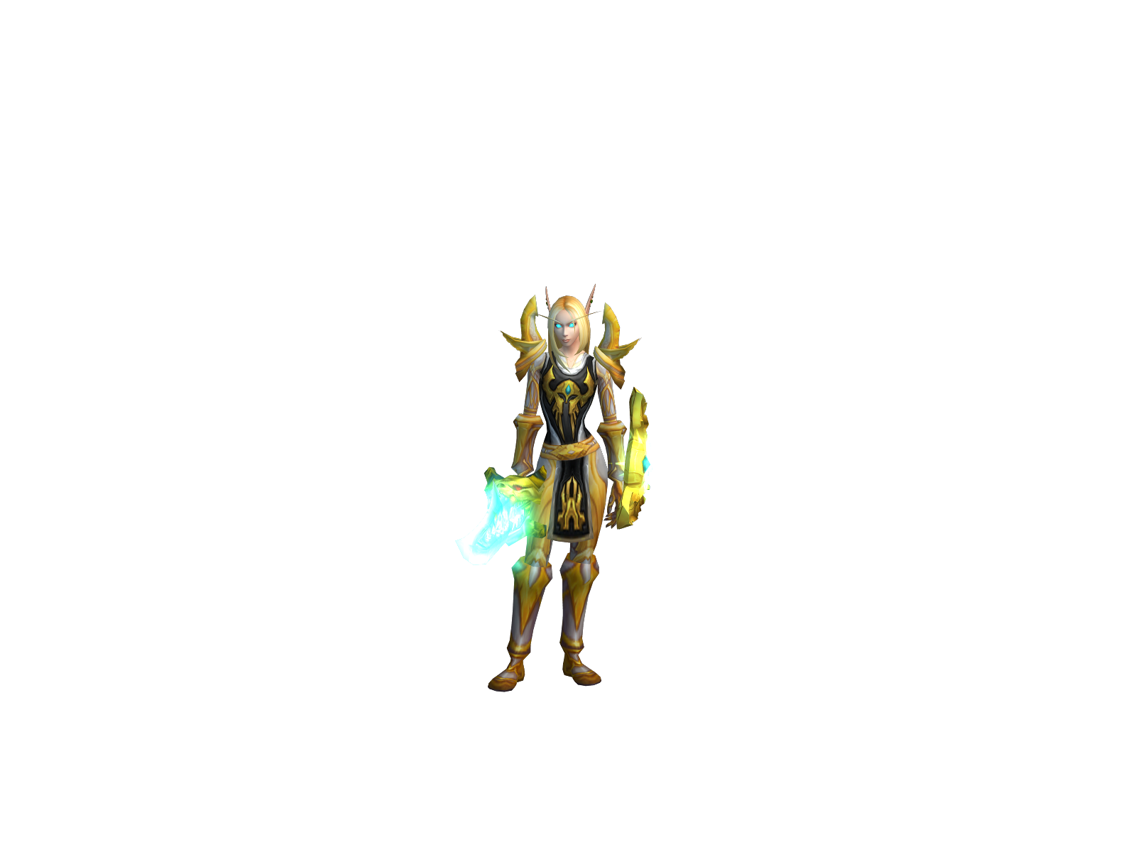 Sacredblond 3D character render