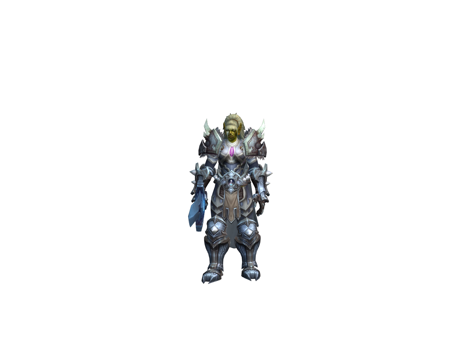 Pionka 3D character render