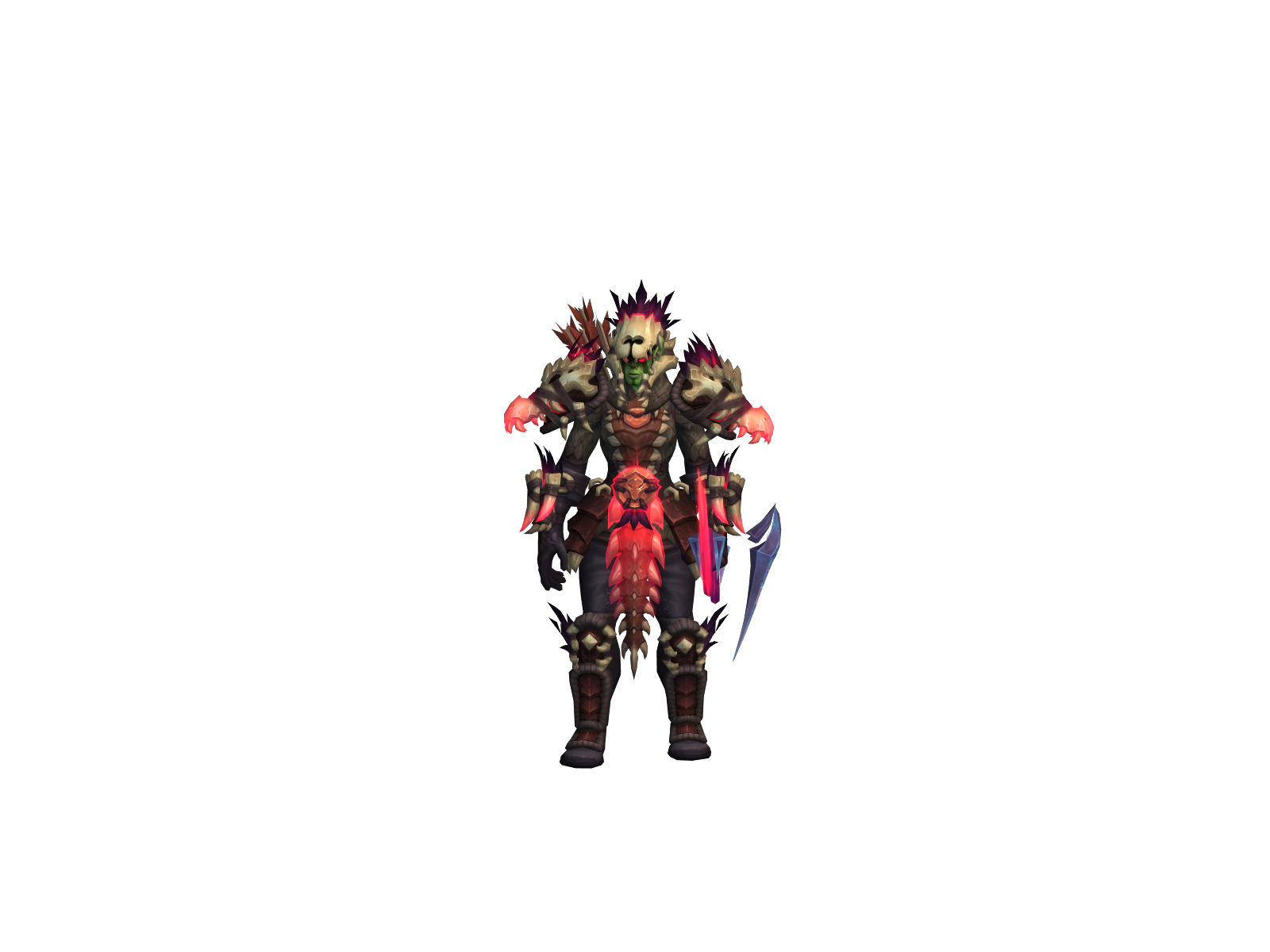 Demikaz 3D character render