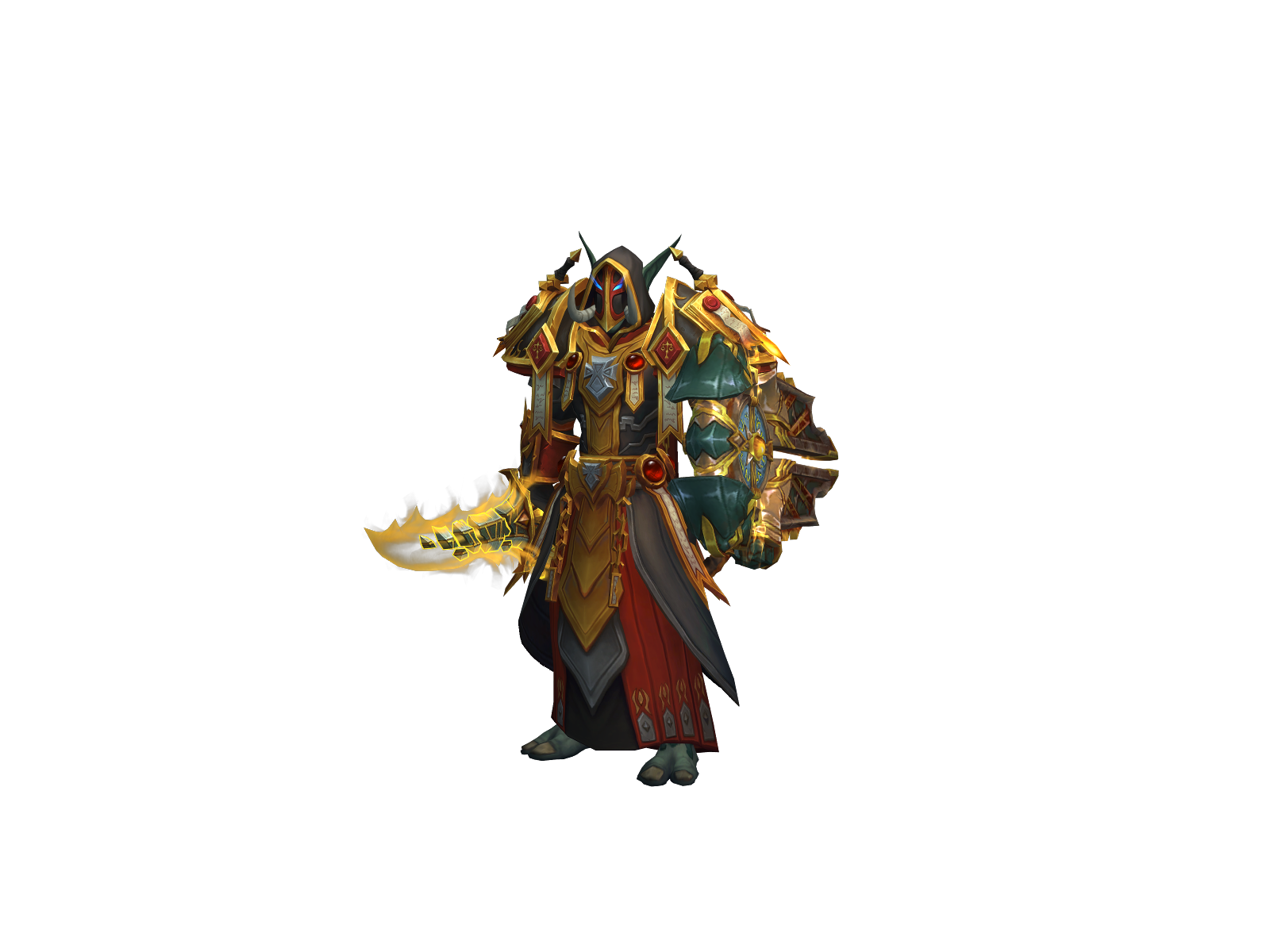 Paladrome 3D character render