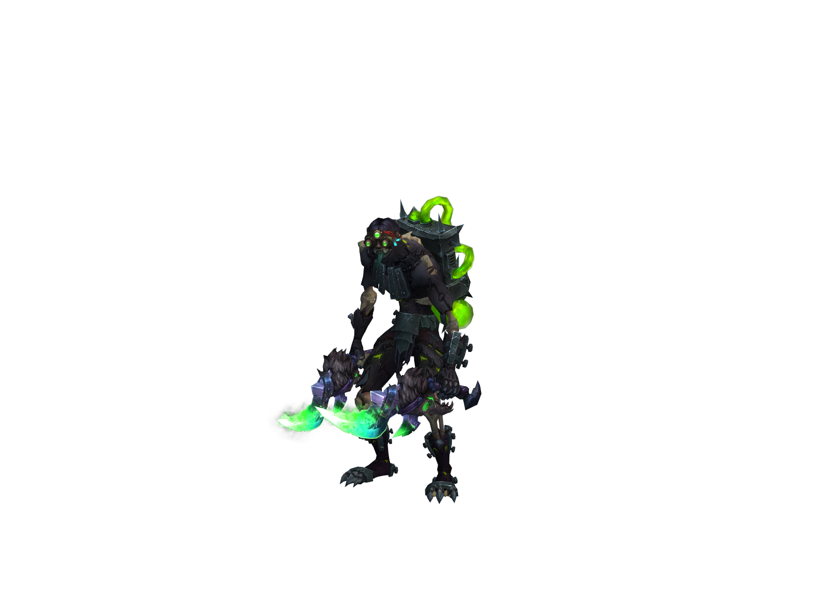 Sloucher 3D character render