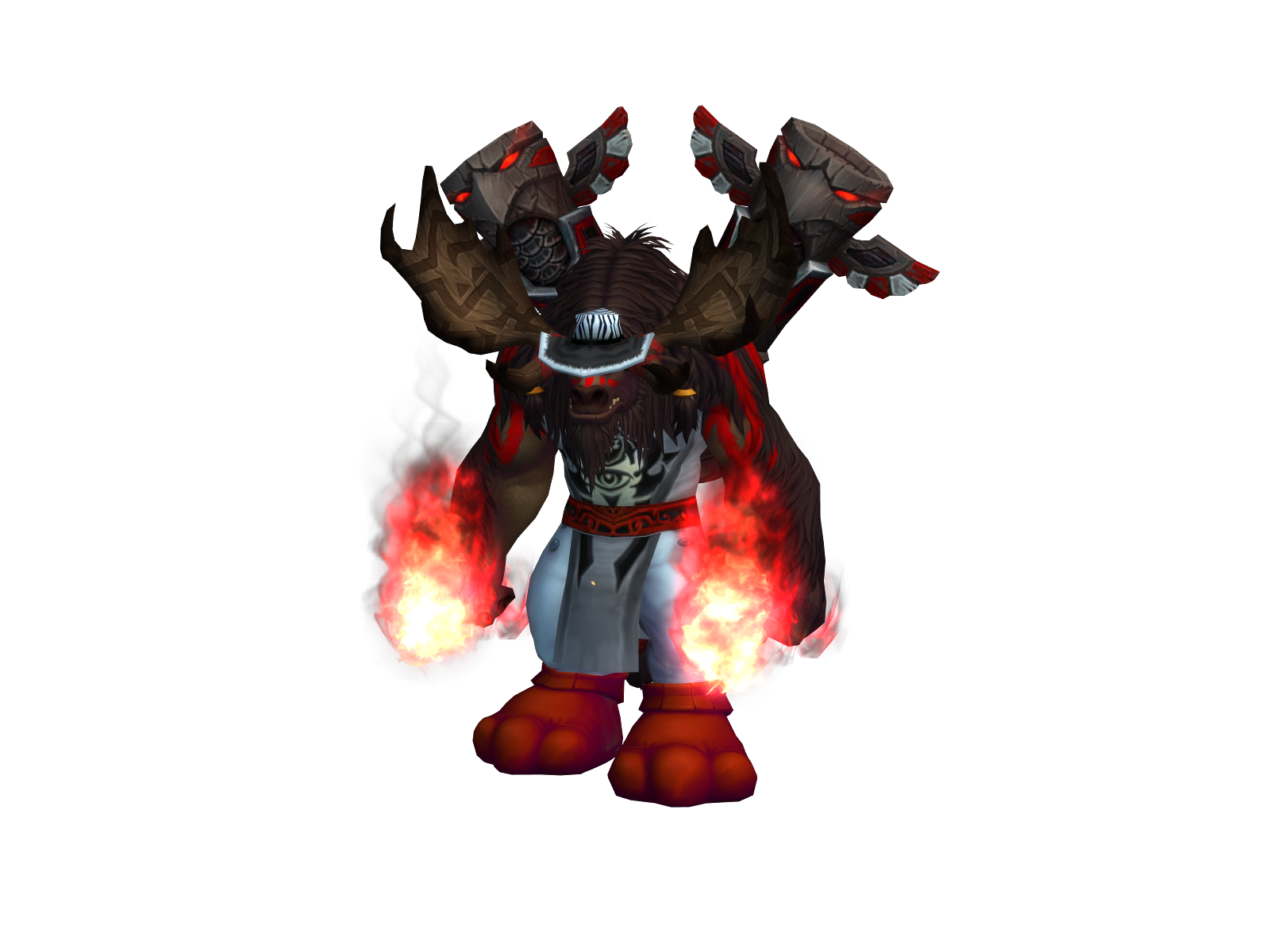 Hurricane 3D character render