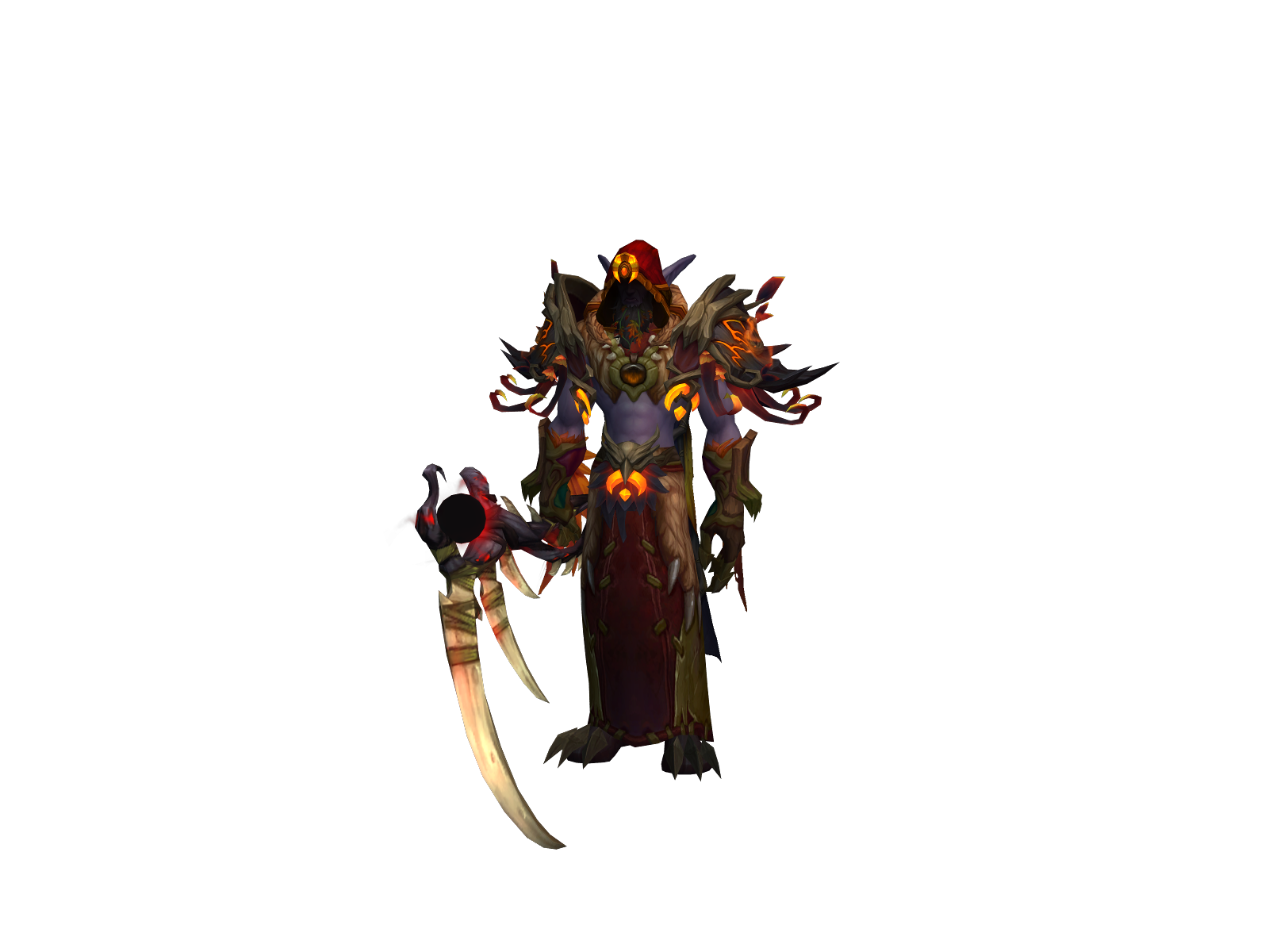 Druii 3D character render