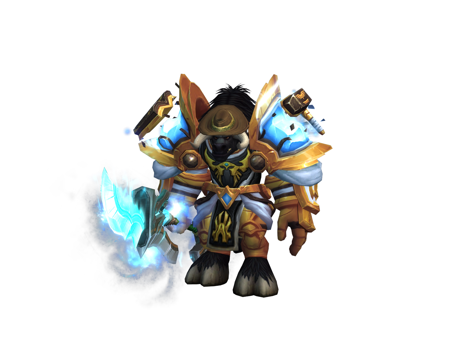 Beefyfather 3D character render