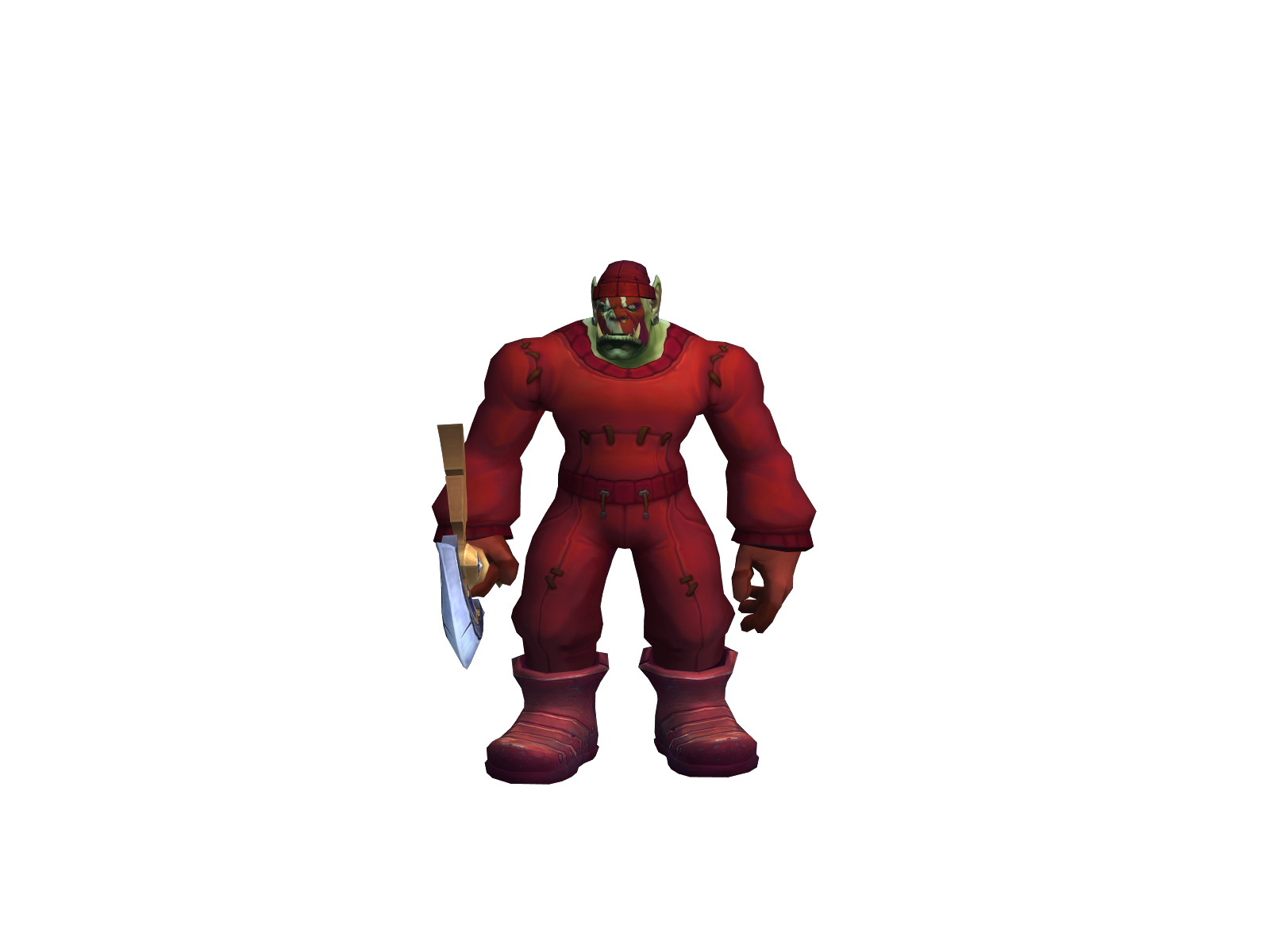 Сектант 3D character render