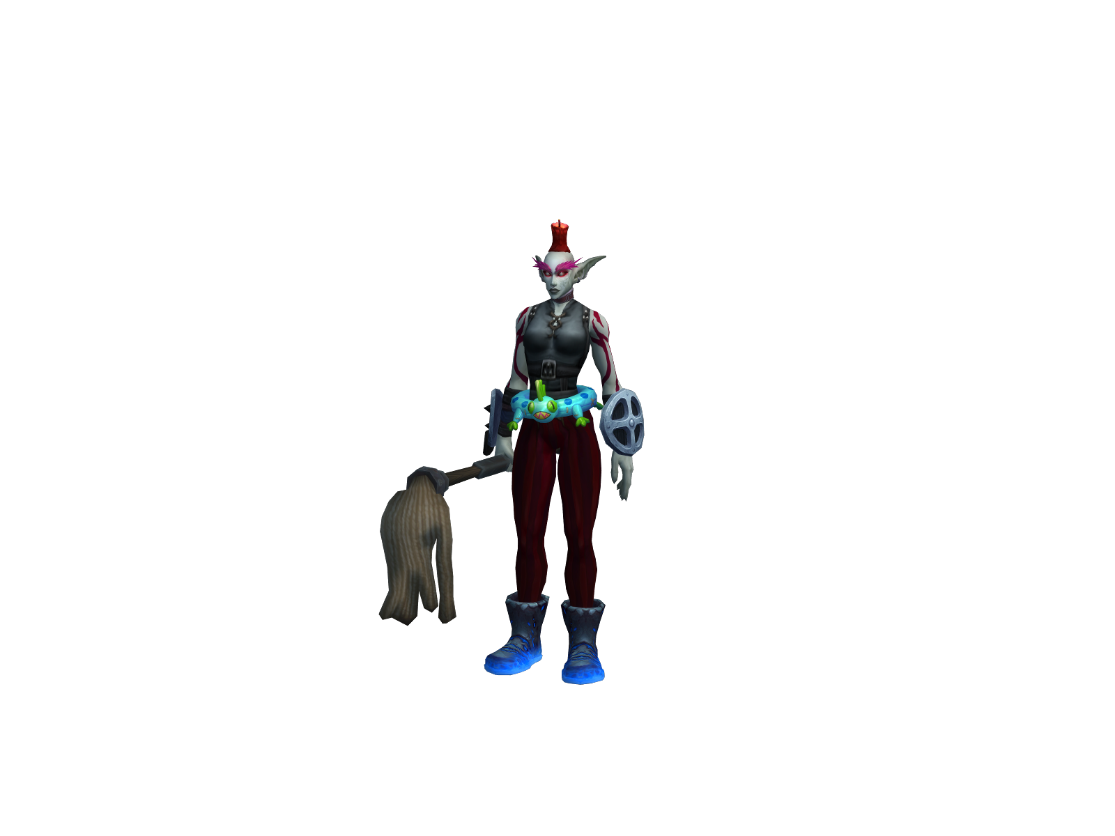 Потокдрисни 3D character render