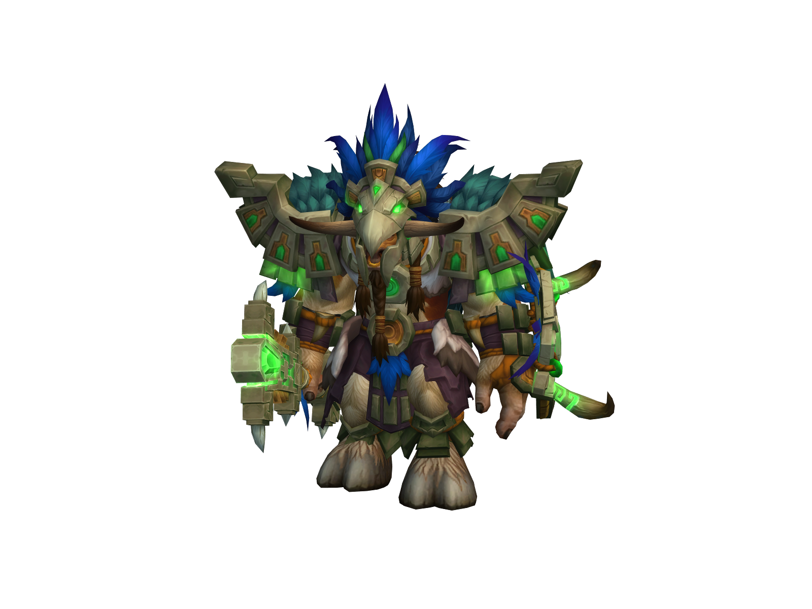 Шаманчонушка 3D character render
