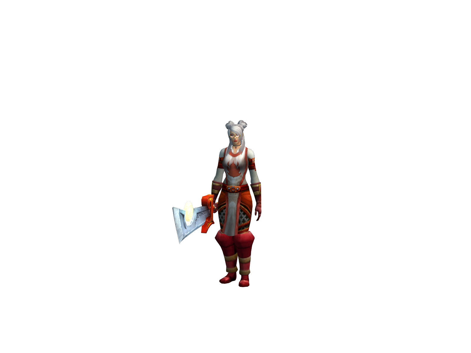 Интеллигетто 3D character render