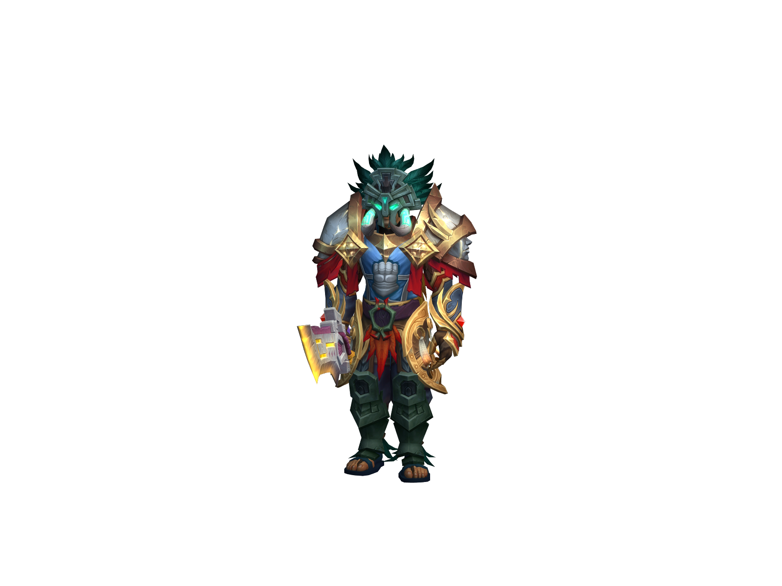 Форселлер 3D character render