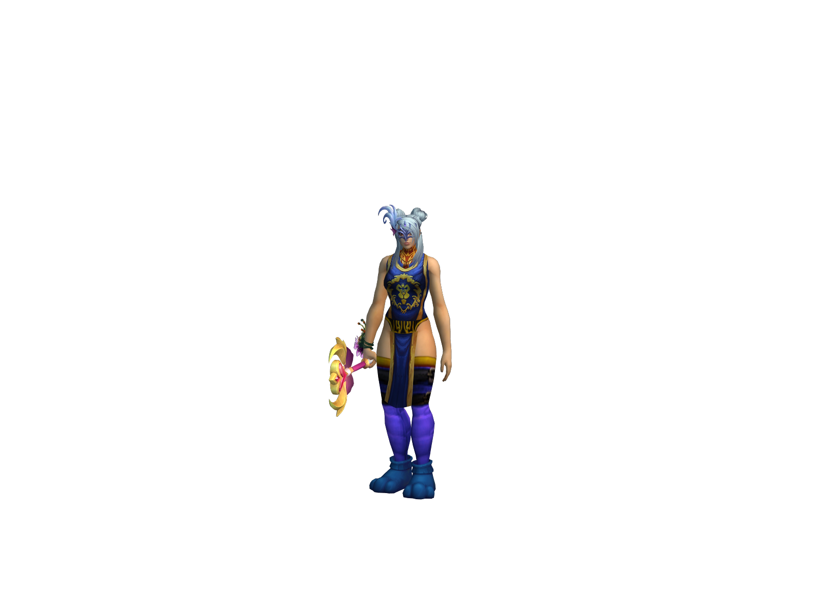 Мишуга 3D character render