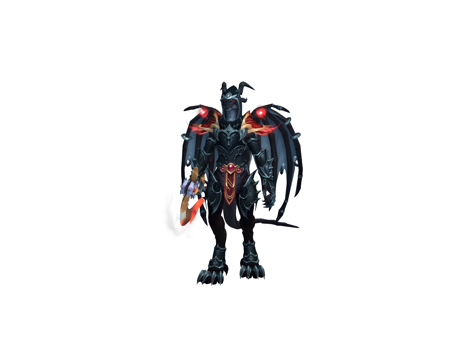 Драконит 3D character render
