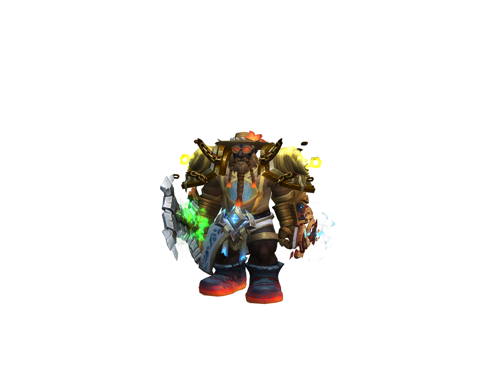 Дворфилатира 3D character render