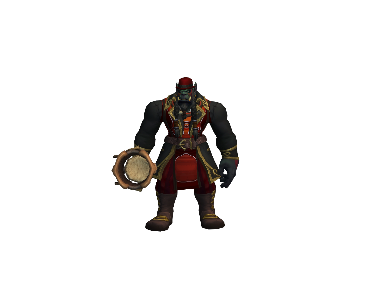 Панкихой 3D character render