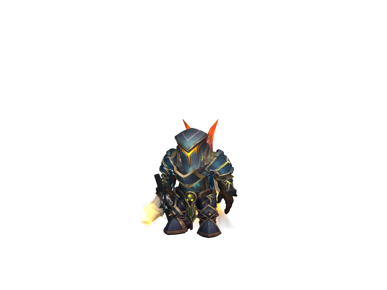 Мегакруут 3D character render