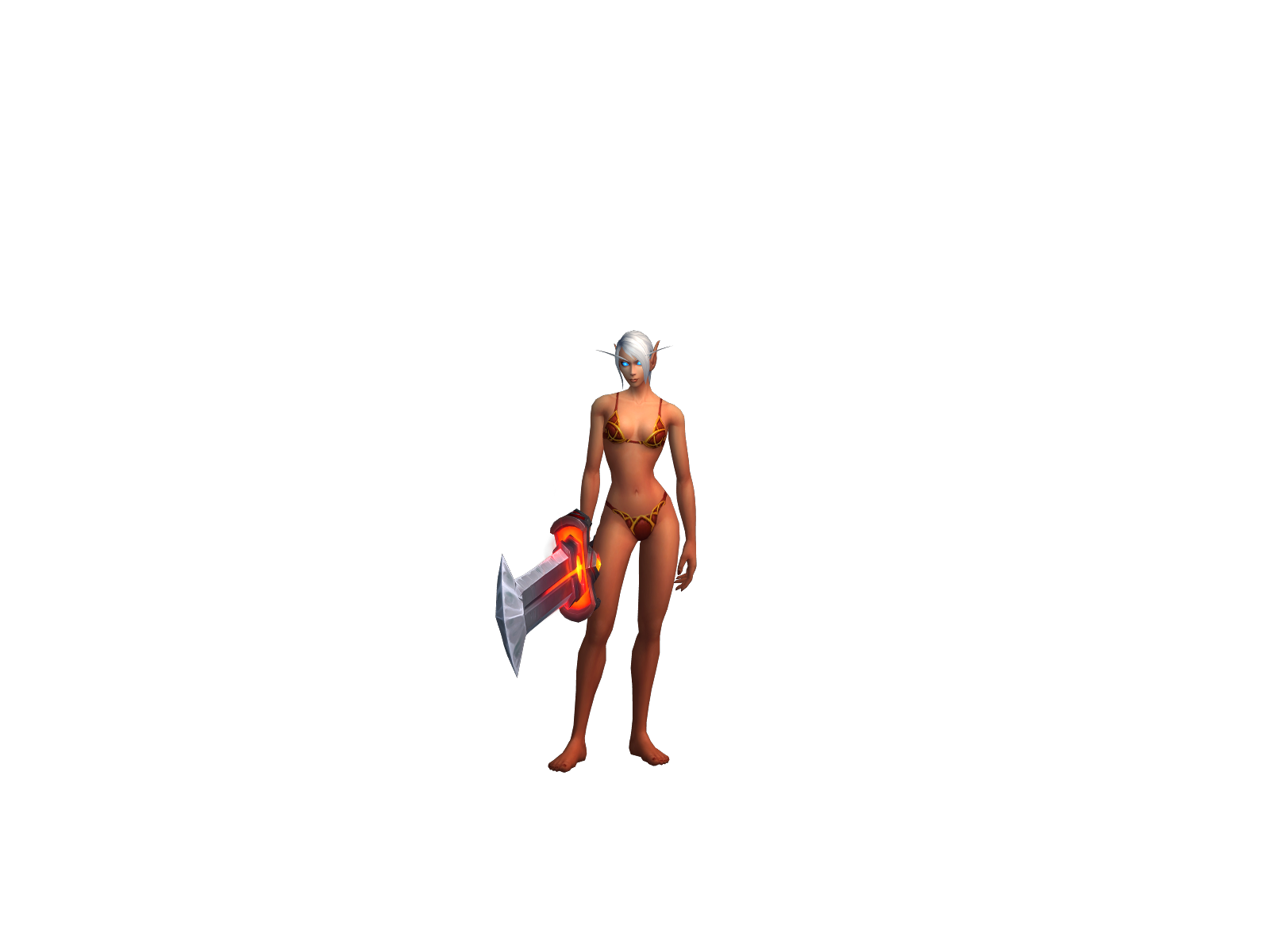 Frayn 3D character render