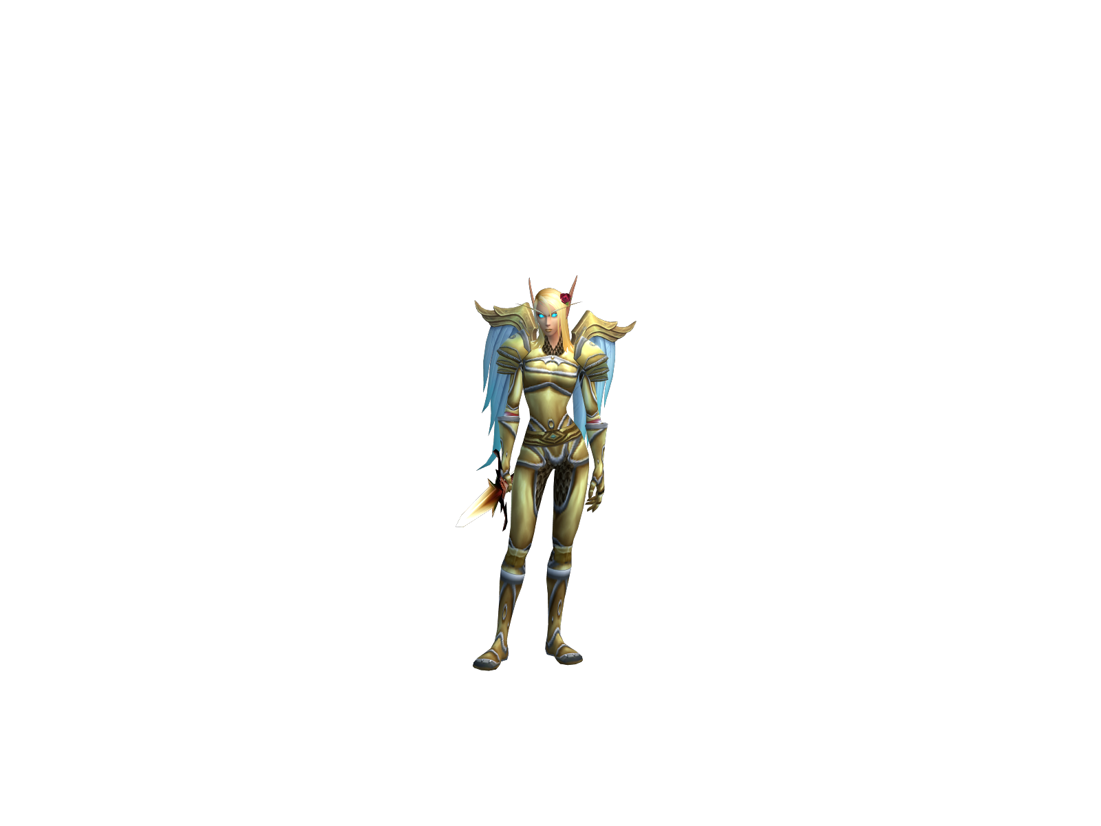 Haybara 3D character render