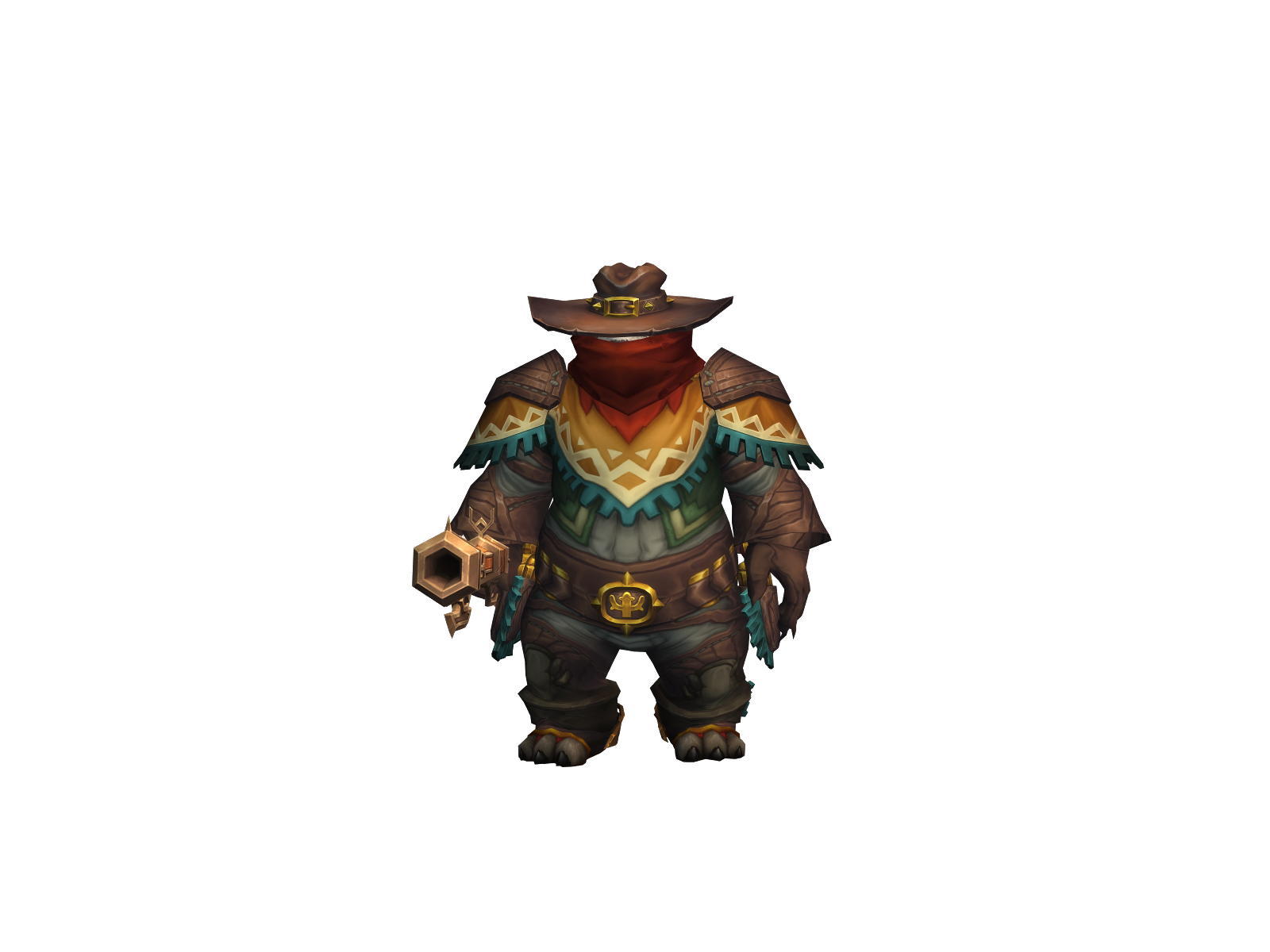 Skélétór 3D character render