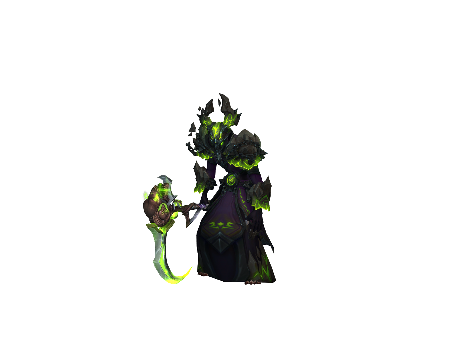 Azsharak 3D character render