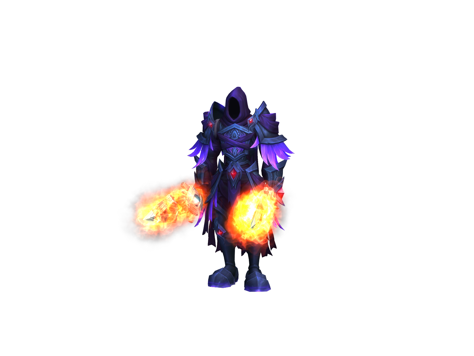 Paparøuge 3D character render
