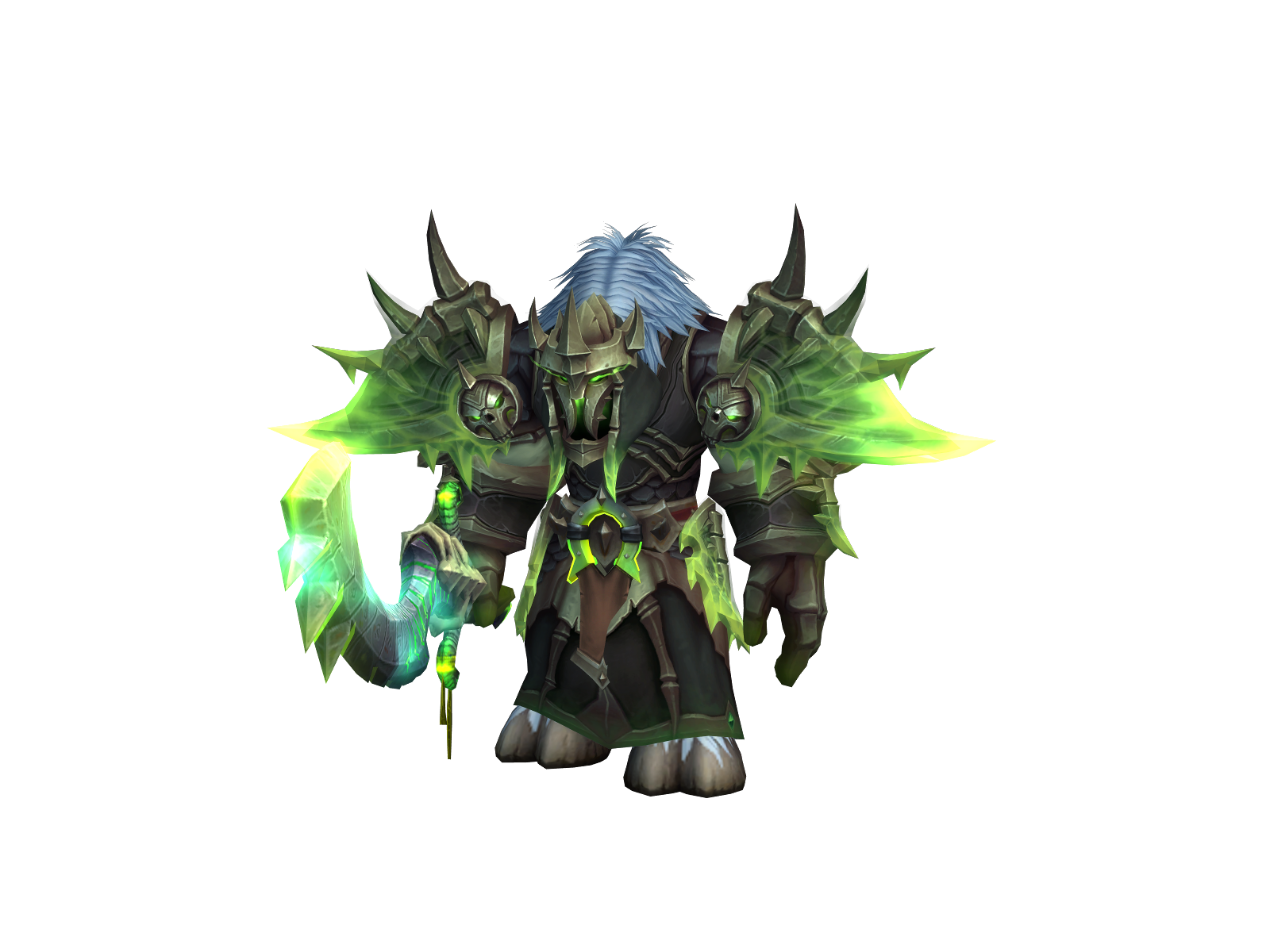 Necrofelya 3D character render