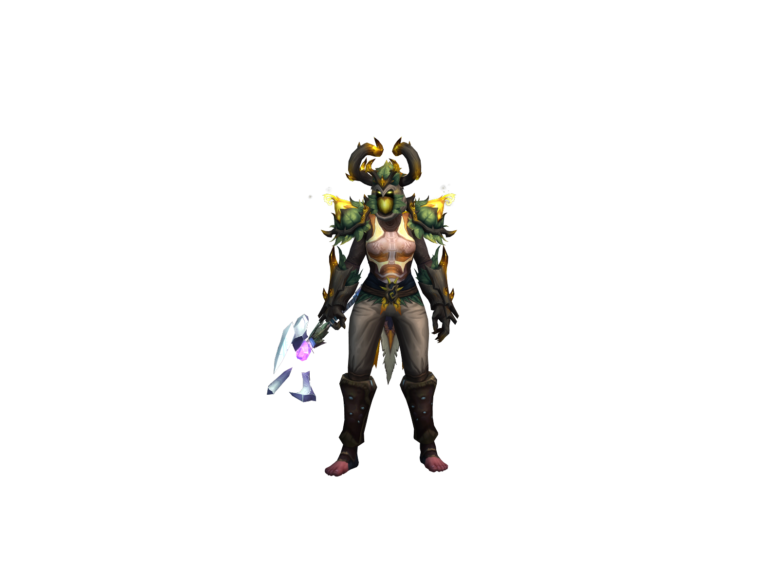 Aemath 3D character render